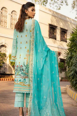 Design 321 Printed Embroidered Lawn Collection