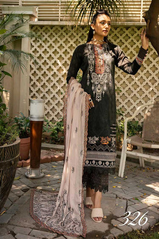 Design 326 Printed Embroidered Lawn Collection