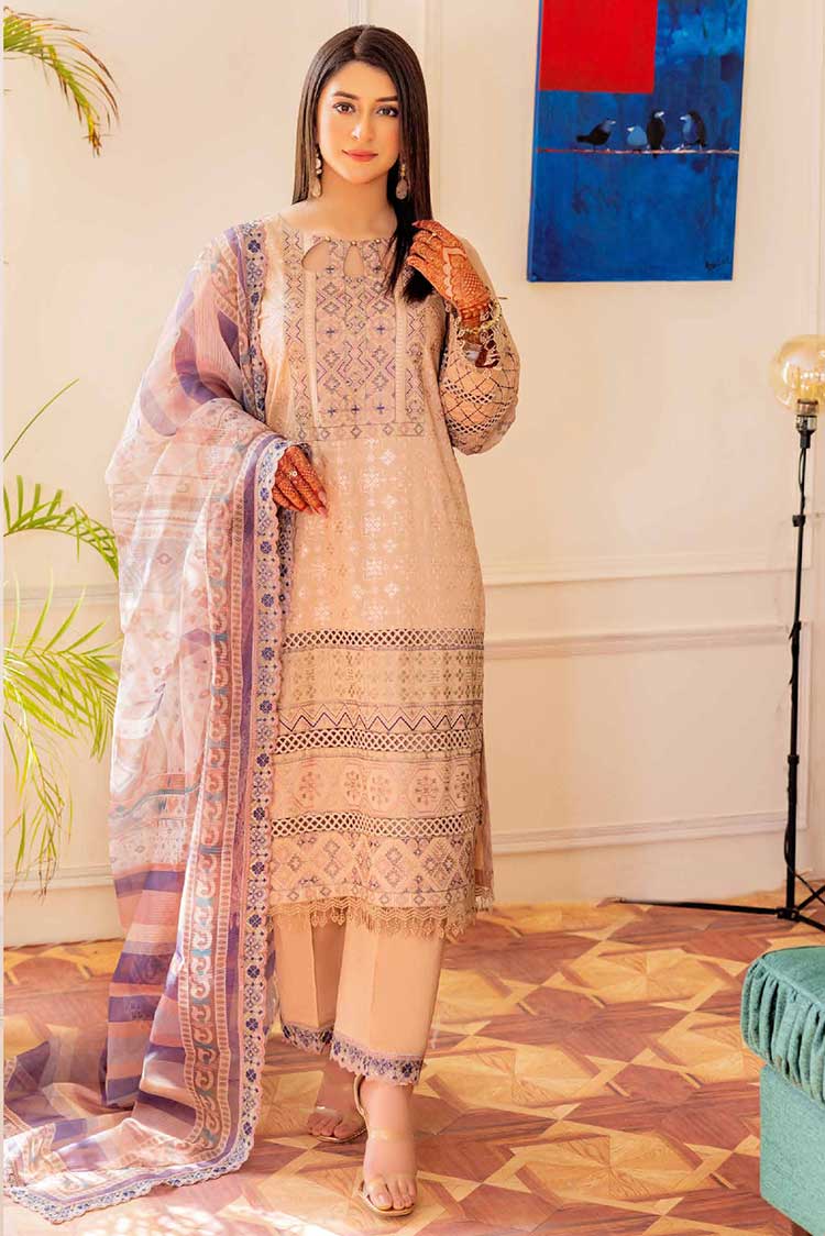 Picture of Shaista - KSE 405 Khadija Embroidered Lawn Collection - Available at Raja Sahib