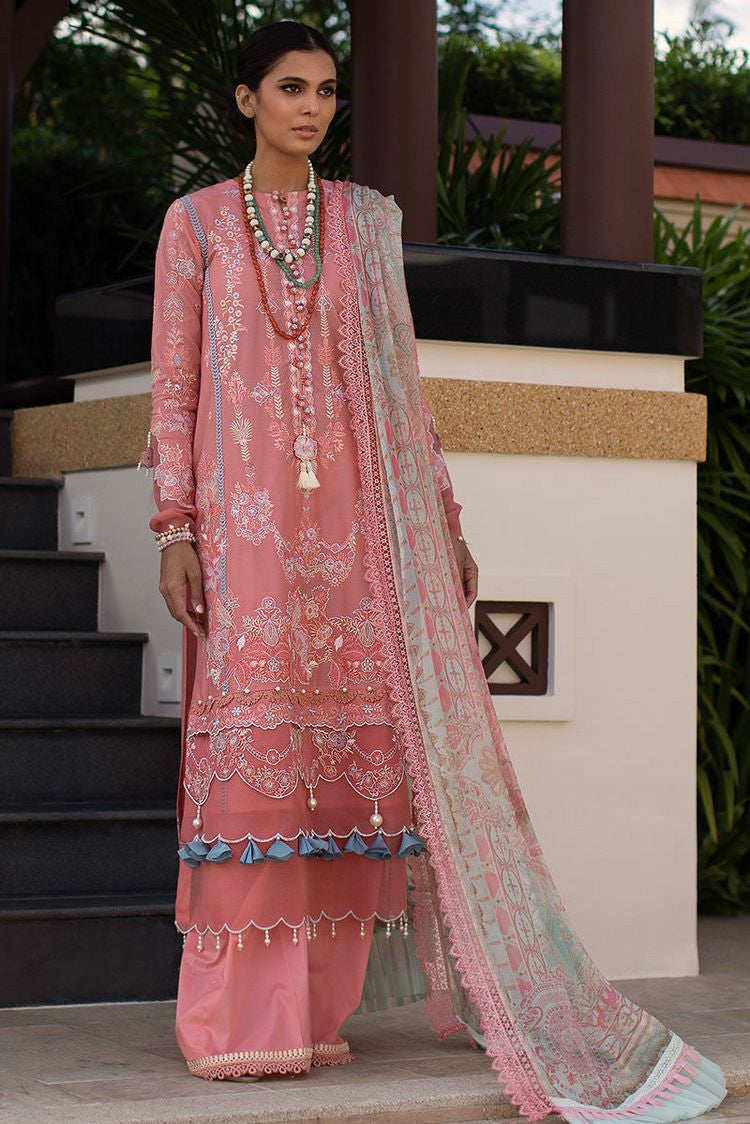 Picture of Ansab Jahangir - AJLL 23 07 Gladiolus Zoha Luxury Lawn Collection - Available at Raja Sahib