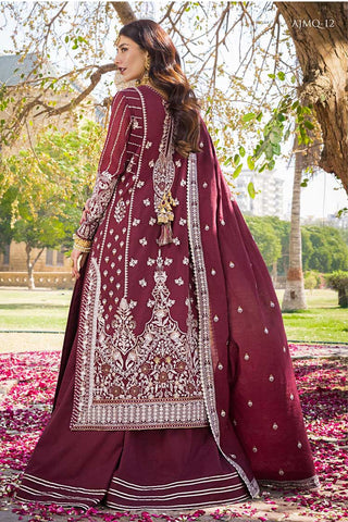 Asim Jofa - AJMQ 12 The Mughal Queen Lucknowi Chikankaari Collection