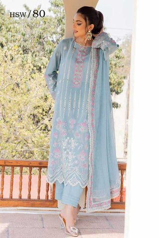 HSW 80 Hareem Embroidered Swiss Collection