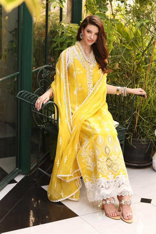 08 Luna Noor Eid Handwork Laserkari Lawn Collection