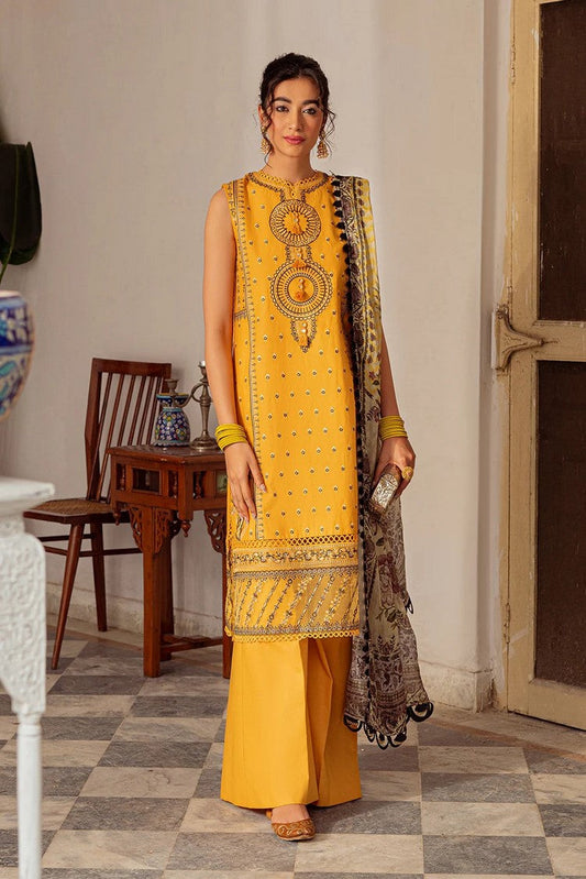 Picture of Zarqash - ZQ 10B Tresor Spring Summer Lawn Collection - Available at Raja Sahib