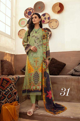 Design 31 Faiza Embroidered Handmade Lawn Collection