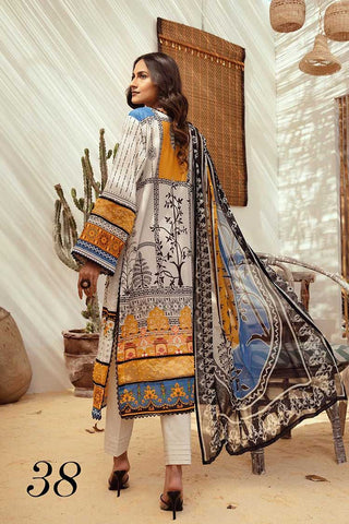 Design 38 Faiza Embroidered Handmade Lawn Collection