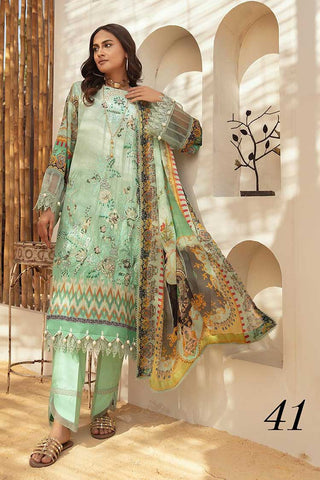 Design 41 Faiza Embroidered Handmade Lawn Collection