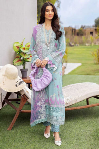 NSG 101 Gardenia Embroidered Printed Lawn Collection Vol 2