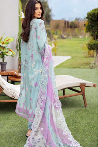 Nureh - NSG 101 Gardenia Embroidered Printed Lawn Collection Vol 2