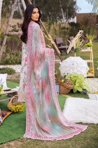 NSG 95 Gardenia Embroidered Printed Lawn Collection Vol 2