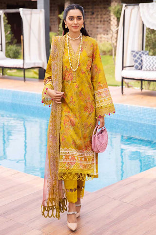 NSG 97 Gardenia Embroidered Printed Lawn Collection Vol 2