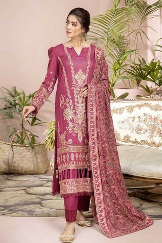 JH 312 Pinks Embroidered Swiss Voil Collection Vol 2