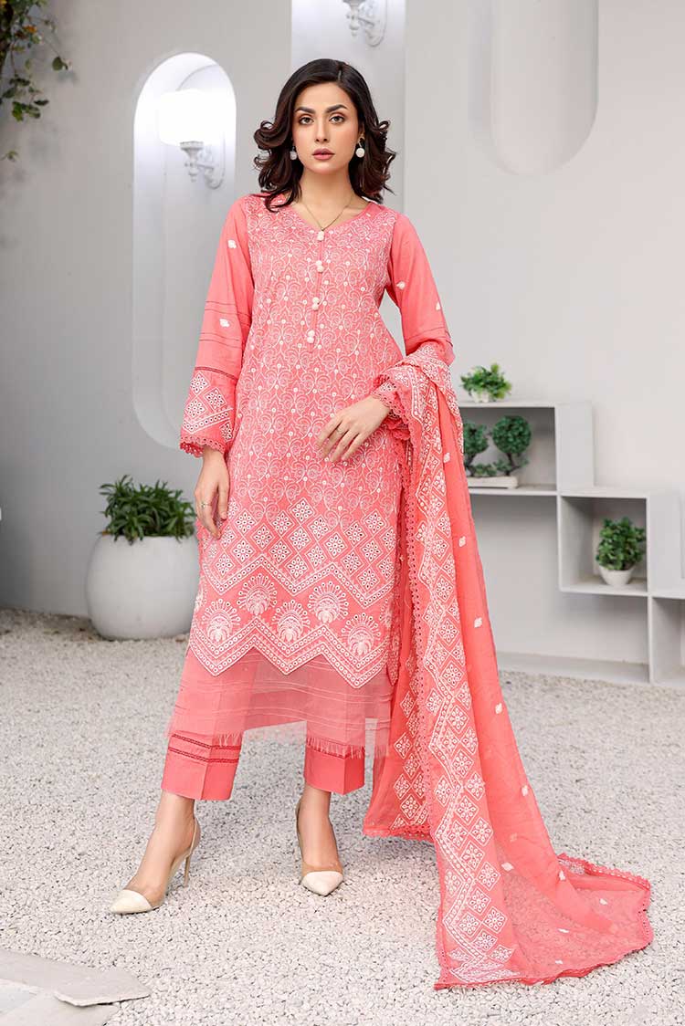 Picture of Lala - LD 12 Stellar Kaya Chikankari Collection - Available at Raja Sahib