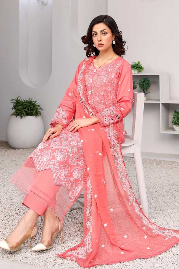 Picture of Lala - LD 12 Stellar Kaya Chikankari Collection - Available at Raja Sahib