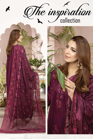 JH 320 Signature Embroidered Rib Lawn Collection