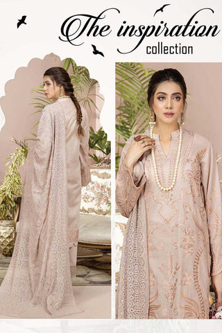 JH 326 Signature Embroidered Rib Lawn Collection