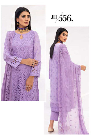 JH 554 Sehra 4 Pc Chikankari Lawn Collection