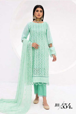 JH 556 Sehra 4 Pc Chikankari Lawn Collection