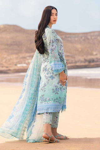 NSG 107 Gardenia Embroidered Printed Lawn Collection Vol 3