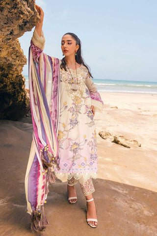 NSG 110 Gardenia Embroidered Printed Lawn Collection Vol 3