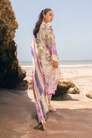 NSG 110 Gardenia Embroidered Printed Lawn Collection Vol 3