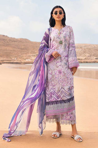 NSG 111 Gardenia Embroidered Printed Lawn Collection Vol 3