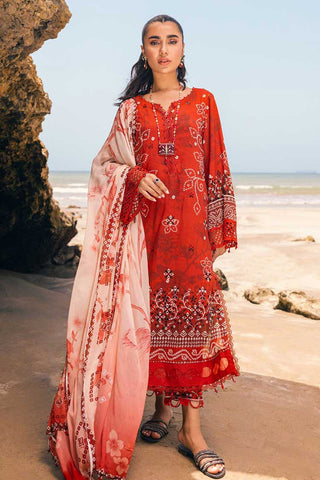 NSG 112 Gardenia Embroidered Printed Lawn Collection Vol 3