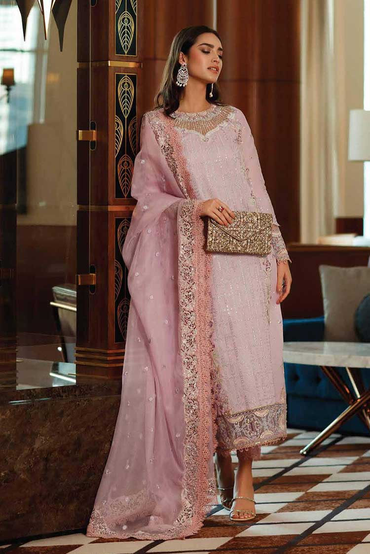 Picture of Mushq - MUN SS 23 06 Kenza Astoria Festive Lawn Collection - Available at Raja Sahib