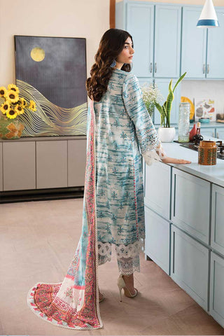 AL 23 V4 04 Ocean Dream Printkari Lawn Collection