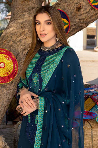 Picture of Charizma - RM 007 Reem Premium Eid Embroidered Lawn Edition Vol 1 - Available at Raja Sahib