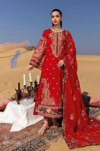 RM 008 Reem Premium Eid Embroidered Lawn Edition Vol 1