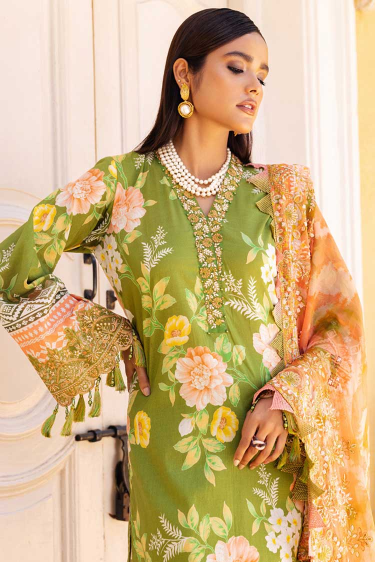 Picture of Nureh - NSG 113 Gardenia Embroidered Printed Lawn Collection Vol 4 - Available at Raja Sahib