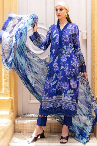 NSG 116 Gardenia Embroidered Printed Lawn Collection Vol 4