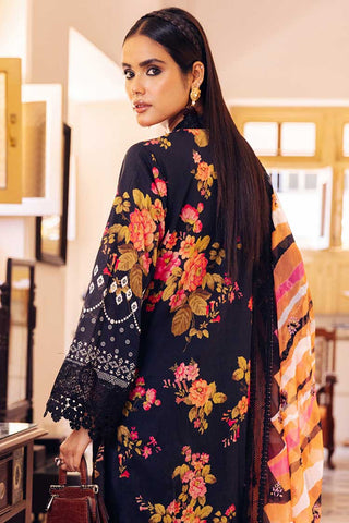 NSG 122 Gardenia Embroidered Printed Lawn Collection Vol 4