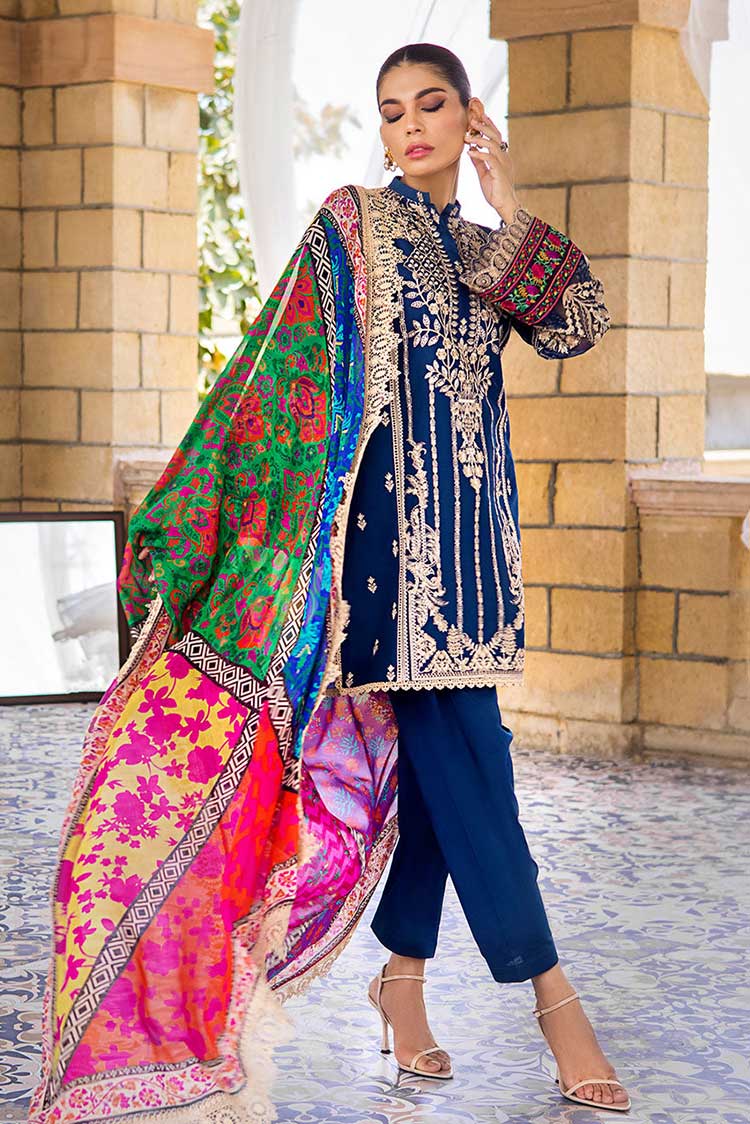 Picture of Zainab Chottani - Gulfishan 5B Luxury Lawn Collection - Available at Raja Sahib