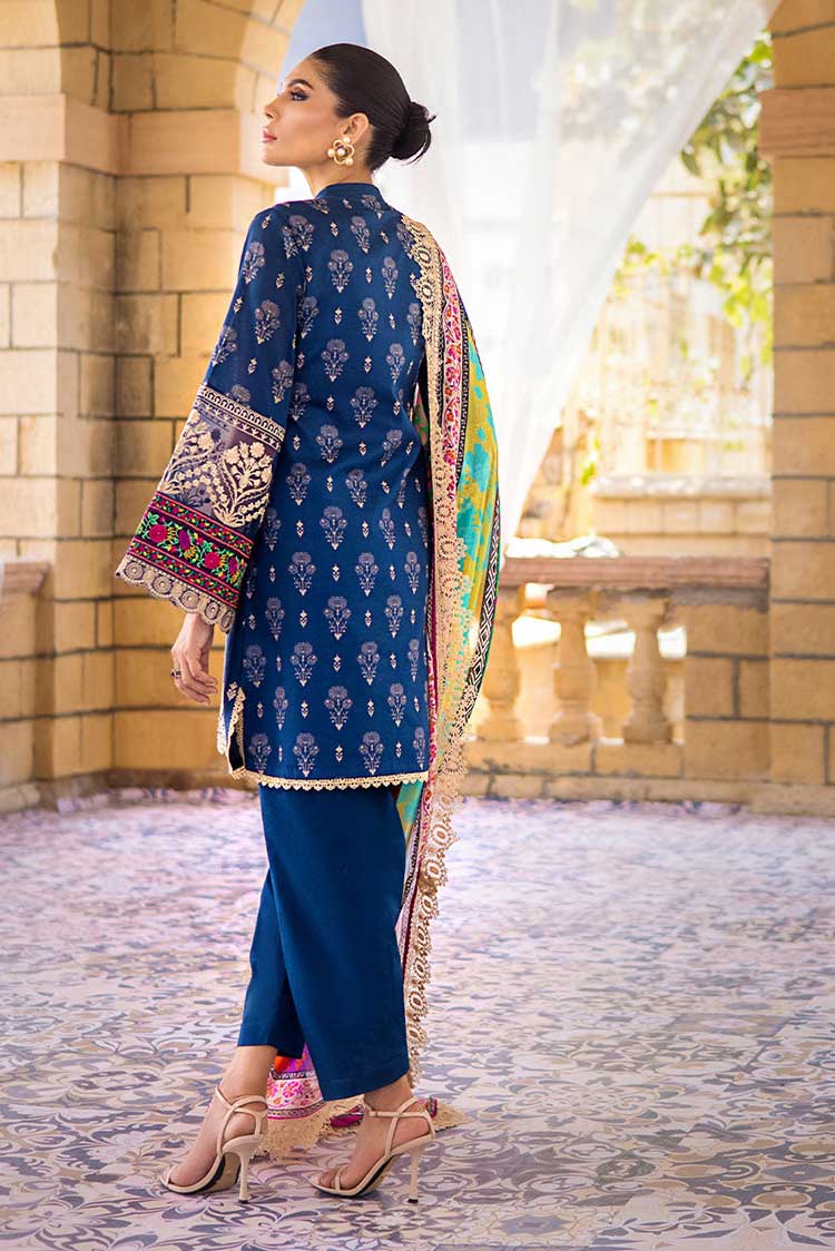 Picture of Zainab Chottani - Gulfishan 5B Luxury Lawn Collection - Available at Raja Sahib