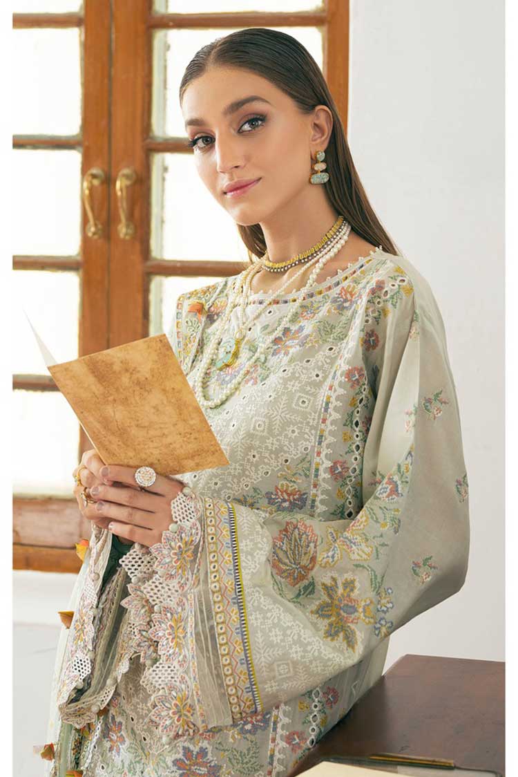 Picture of Baroque - BQU SL11 D07 Swiss Lawn Eid Collection - Available at Raja Sahib