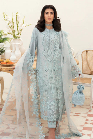 AL 23 V3 01 Silver Luster Festive Chikankari Lawn Collection