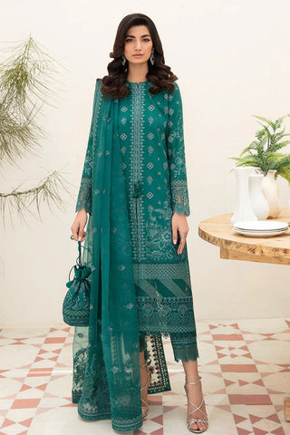 AL 23 V3 04 Tiffany Blue Festive Chikankari Lawn Collection