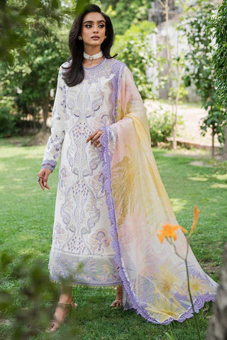 RUN SS 23 3A Fatemeh Wisteria Embroidered Lawn Collection