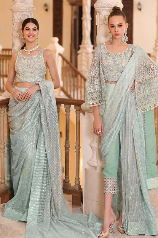 Picture of Noor by Saadia Asad - 06 Luna Noor Formals Handworked Summer Festive Collection - Available at Raja Sahib