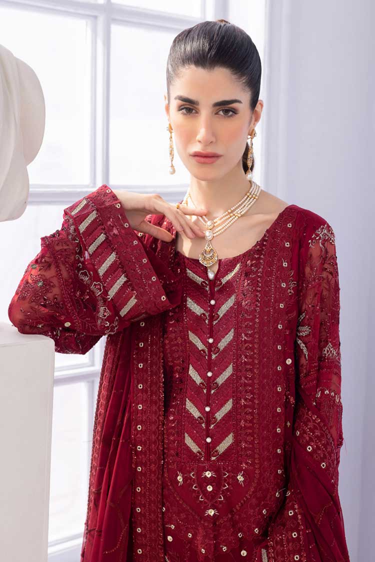 Picture of Nureh - NEL 29 Ellenora Embellished And Embroidered Luxury Chiffon Collection Vol 2 - Available at Raja Sahib