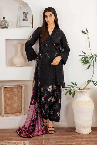 CM 07 Monochrome Embroidered Lawn Collection Vol 1