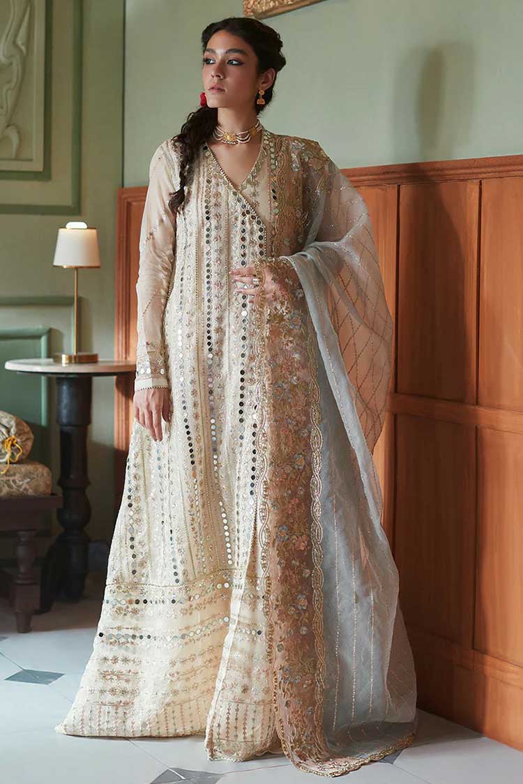 Picture of Mushq - MUNCK 23 0107 Aaima Qala Kamdaani Collection - Available at Raja Sahib