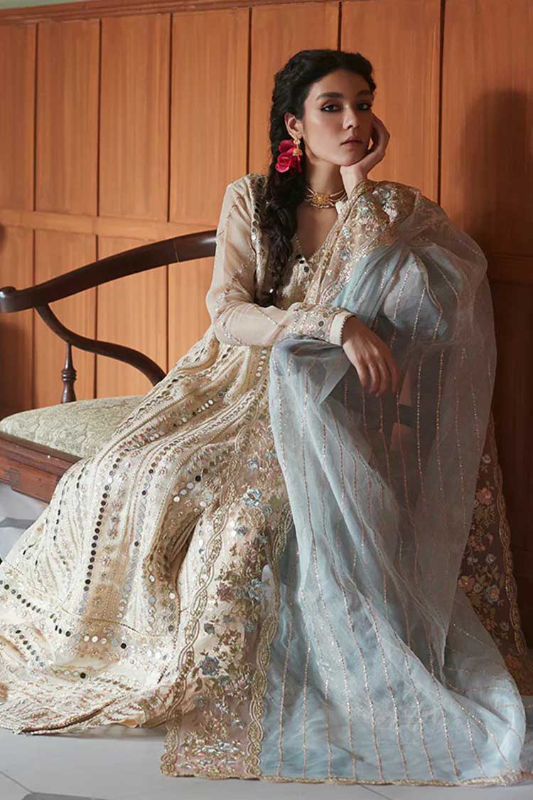 Picture of Mushq - MUNCK 23 0107 Aaima Qala Kamdaani Collection - Available at Raja Sahib