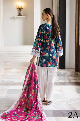 2A Wild Blossom Tahra Embroidered Lawn Collection