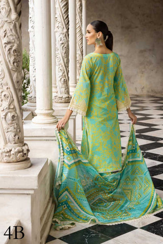 Picture of Zainab Chottani - 4B Poppy Zest Tahra Embroidered Lawn Collection - Available at Raja Sahib