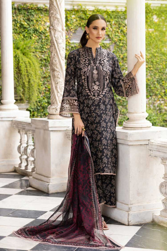 Picture of Zainab Chottani - 6A Onyx Aura Tahra Embroidered Lawn Collection - Available at Raja Sahib