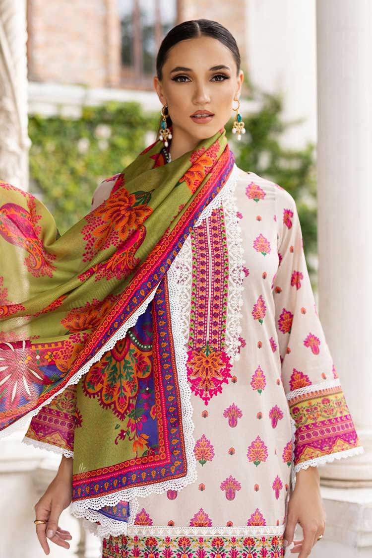 Picture of Zainab Chottani - 8B Whipsy Lush Tahra Embroidered Lawn Collection - Available at Raja Sahib