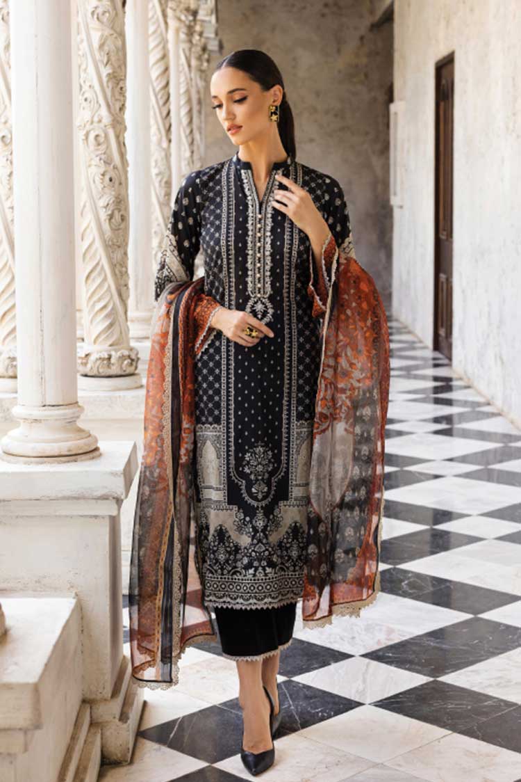 Picture of Zainab Chottani - 9A Celestial Bliss Tahra Embroidered Lawn Collection - Available at Raja Sahib